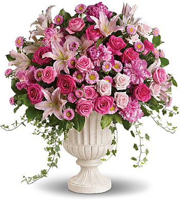 Passionate Pink Garden Arrangement